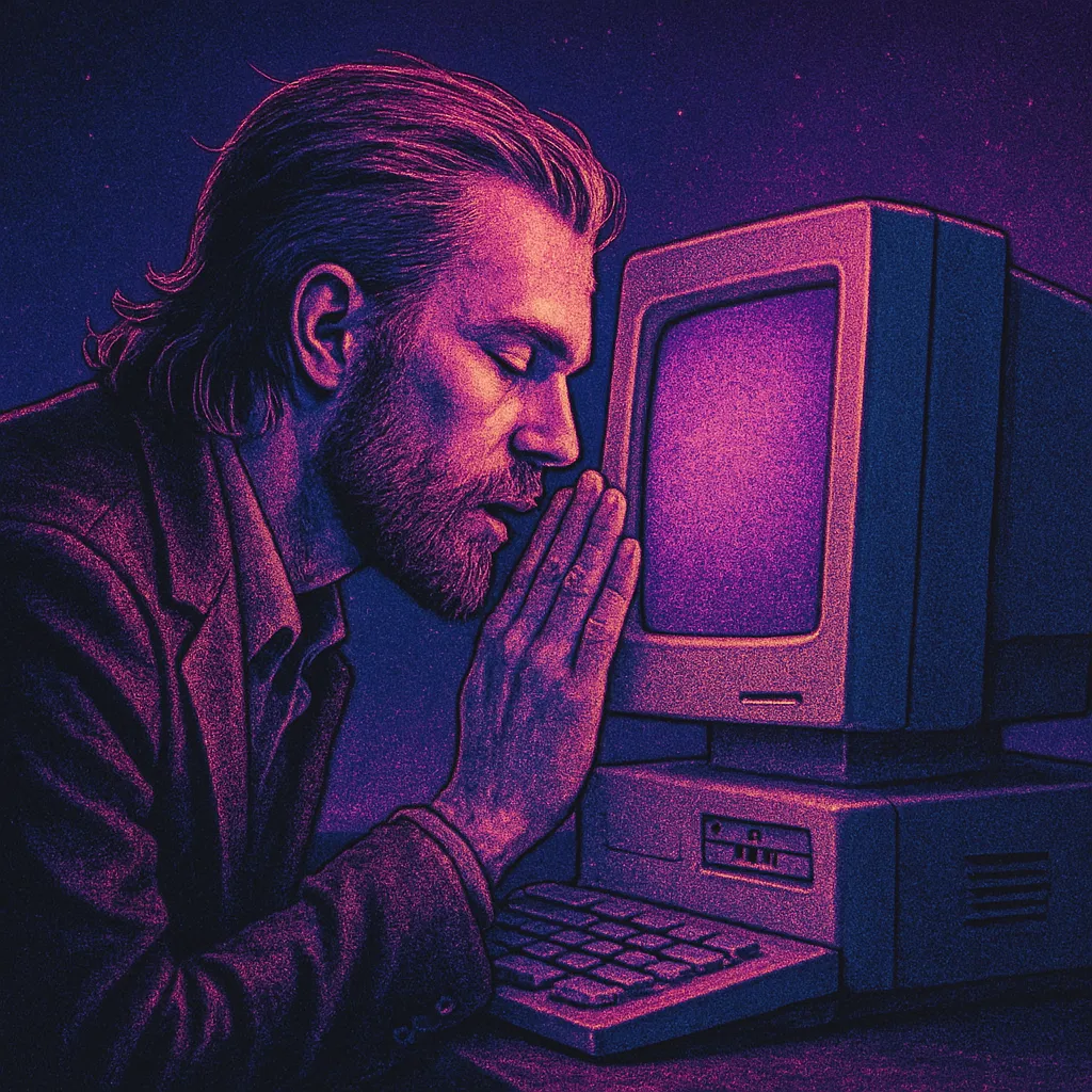 Me whispering to the monitor